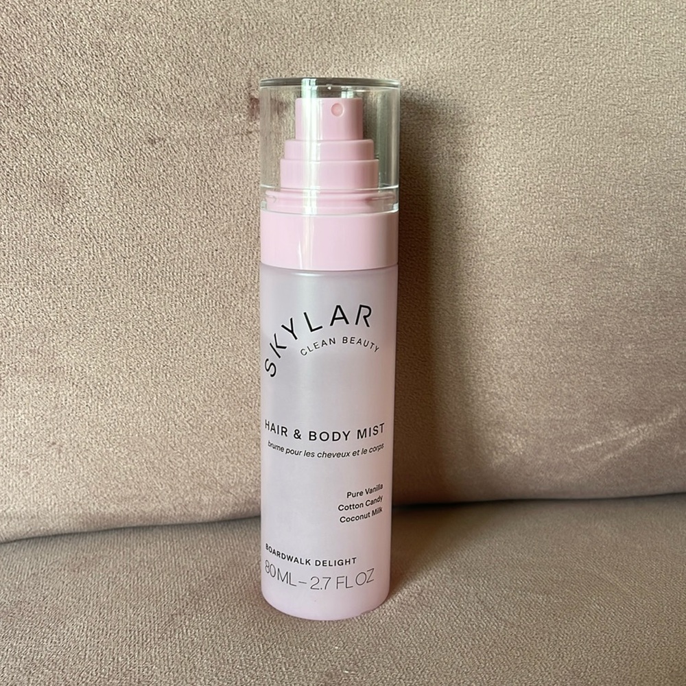 Skylar hair and body mist boardwalk delight 1/4 used